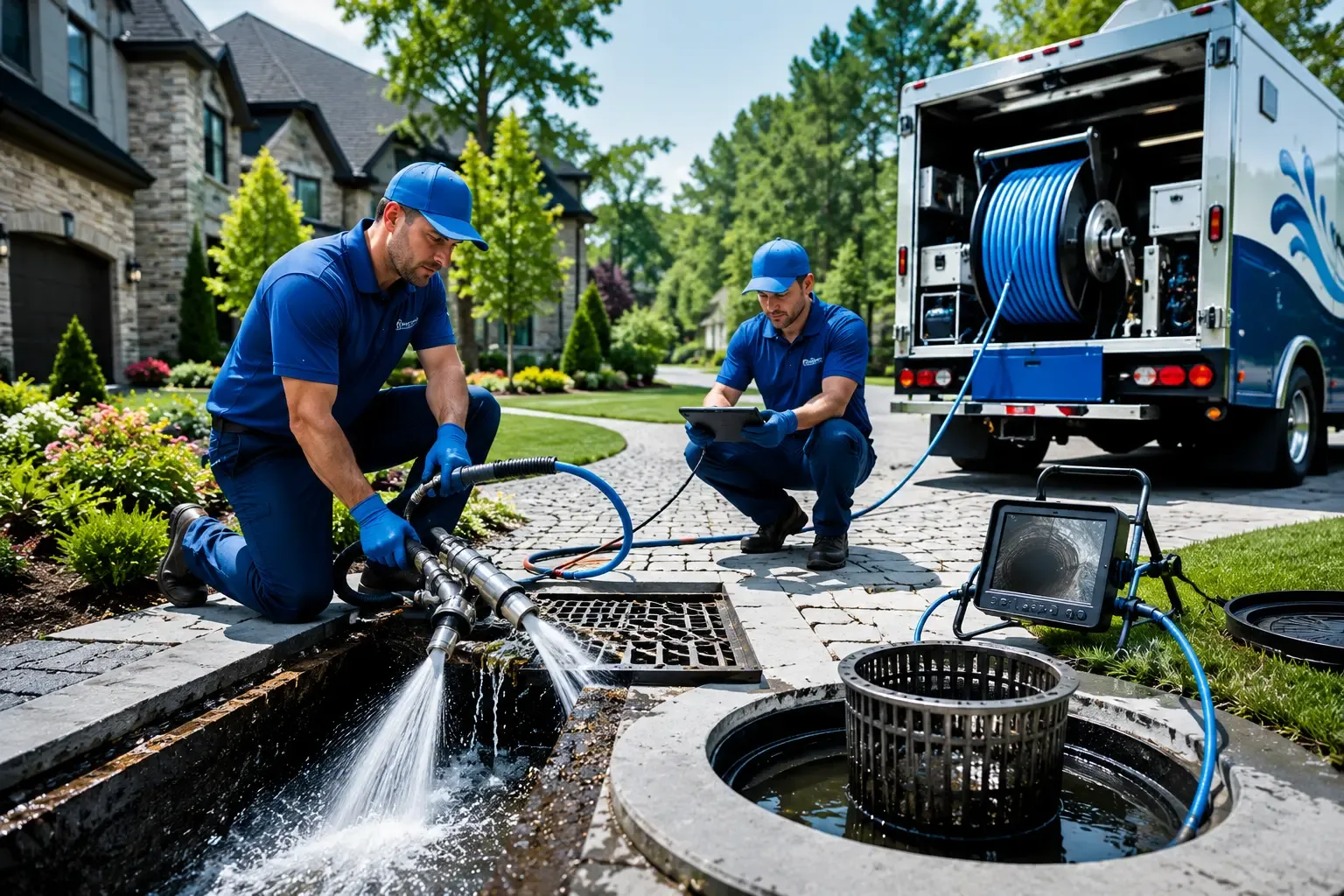 Local outdoor drain cleaning professionals in Hankins, NY