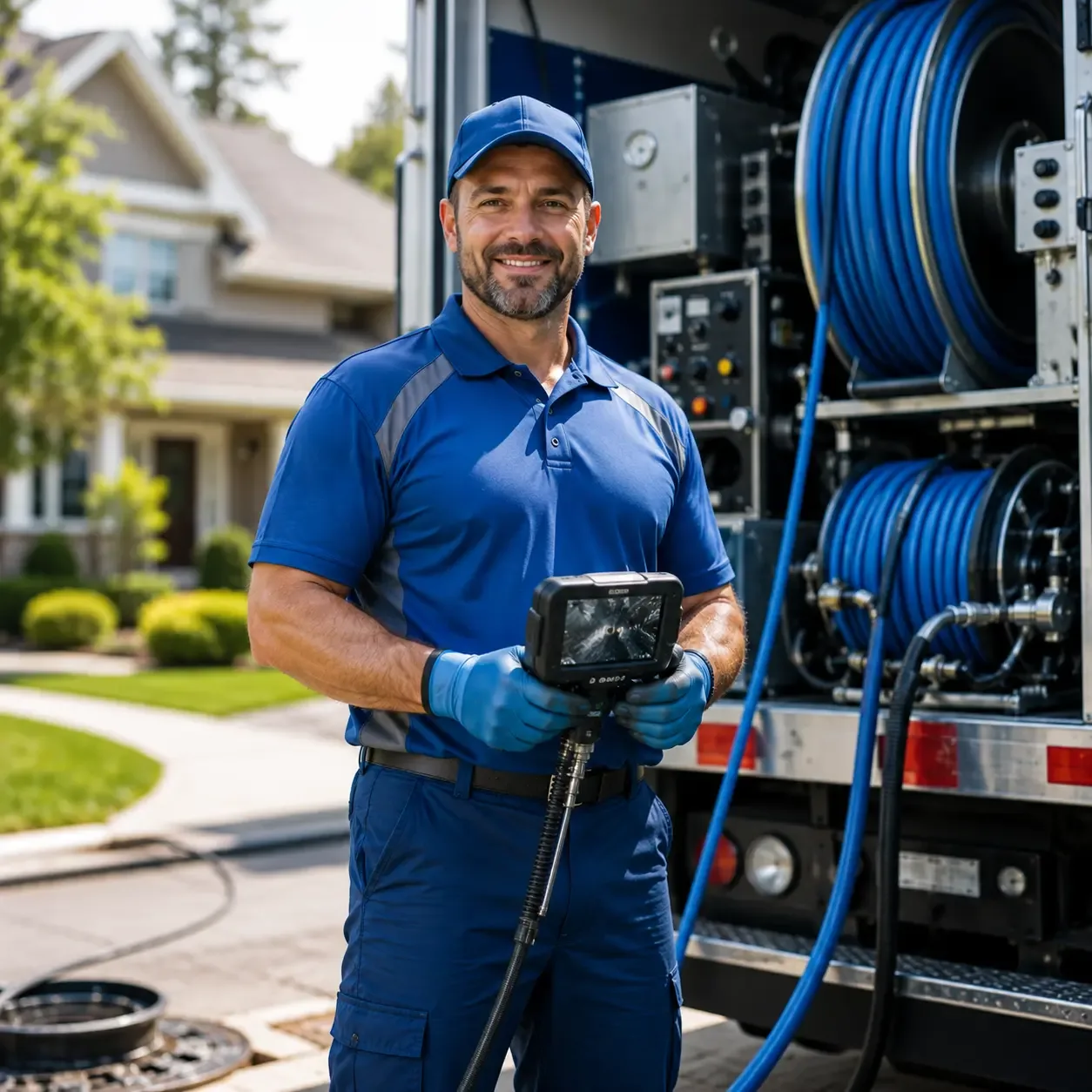 Local outdoor drain cleaning specialists in Hankins, NY